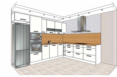 Как создать дизайн кухонного гарнитура?