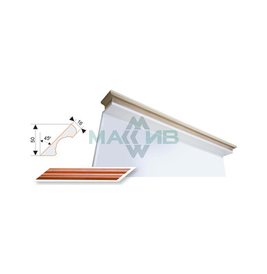 Изображение Декоративный элемент МДФ «Карниз (багет)»